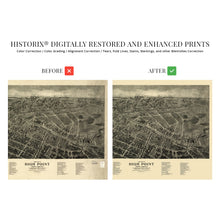 Load image into Gallery viewer, Digitally Restored and Enhanced 1913 High Point North Carolina Map - Old High Point Map of North Carolina Wall Art - High Point NC Map Poster History
