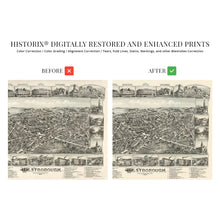 Load image into Gallery viewer, Digitally Restored and Enhanced 1888 Westborough Massachusetts Map - History Map of Westborough MA Wall Art - Old Westborough Worcester County Wall Map