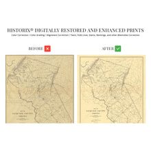 Load image into Gallery viewer, Digitally Restored and Enhanced 1914 Fauquier County Virginia Map - Vintage Virginia Map Poster - Old Fauquier County Wall Art - Historic Fauquier County Virginia Wall Map Showing Statistical Information