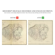 Cargar imagen en el visor de la galería, Digitally Restored and Enhanced 1903 Kauai Map - Vintage Kauai Wall Art - Historic Kauai Poster Print - Old Kauai Hawaii Map Territory Survey - Restored Wall Art Kauai Hawaiian Islands