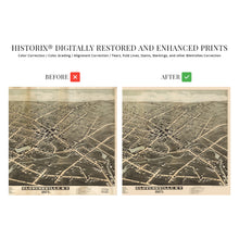 Load image into Gallery viewer, Digitally Restored and Enhanced 1875 Gloversville New York Map - Vintage Map of Gloversville NY Wall Art Poster - History Map of Gloversville New York