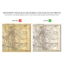 Load image into Gallery viewer, Digitally Restored and Enhanced 1879 Colorado Map Poster - Vintage Colorado Map - Old State Map of Colorado Wall Art - Historic Colorado Wall Map Showing Railroads Counties Cities Towns Rivers