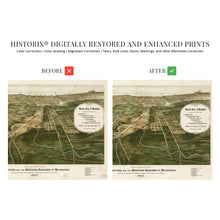 Cargar imagen en el visor de la galería, Digitally Restored and Enhanced 1892 Wauwatosa Wisconsin Map - History Map of Wauwatosa Wall Art - Old Wauwatosa City Milwaukee Map of Wisconsin Poster