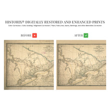 Load image into Gallery viewer, Digitally Restored and Enhanced 1836 Upper Canada Map Poster - Vintage Map of Canada - History Map of Upper Canada Province Settlements & Townships