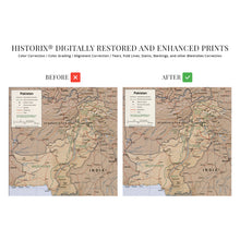 Load image into Gallery viewer, Digitally Restored and Enhanced 2009 Pakistan Map Poster - Map of Pakistan - Islamic Republic of Pakistan Map