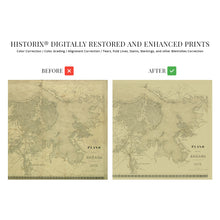 Load image into Gallery viewer, Digitally Restored and Enhanced 1875 Havana Cuba Map - Vintage Map of Havana Cuba Wall Art - History Map of Cuba Poster - Old Havana Mapa de Cuba
