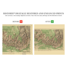 Cargar imagen en el visor de la galería, Digitally Restored and Enhanced 1926 Grand Canyon National Park Map - Vintage Grand Canyon Poster - History Map of the Grand Canyon Wall Art Print