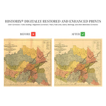 Load image into Gallery viewer, 1884 Cherokee Indian Map - Vintage Map of The Former Territorial Limits of The Cherokee Nation - Old American Indian Map - Historic Native Indian Poster Wall Art