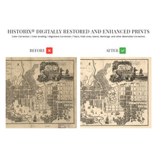Load image into Gallery viewer, Digitally Restored and Enhanced 1804 Baltimore Map Poster - Vintage Map of Baltimore Wall Art - Old Baltimore City Map - Historic Map of Baltimore Maryland - Plan of The City of Baltimore MD