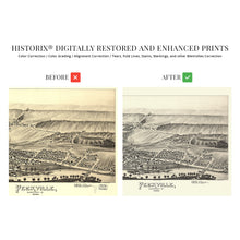 Load image into Gallery viewer, Digitally Restored and Enhanced 1892 Peckville Pennsylvania Map - Old Map of Peckville Pennsylvania Wall Art - Peckville Lackawanna County PA Map Poster