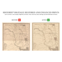 Load image into Gallery viewer, Digitally Restored and Enhanced 1872 Dakota Territory Map - Vintage Map of South Dakota - Old North Dakota Map Poster - Historic Dakota Territory Wall Art - Sectional History Map of Dakota Territory
