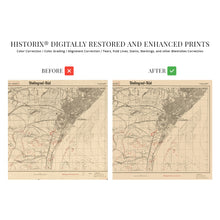 Cargar imagen en el visor de la galería, Digitally Restored and Enhanced 1942 Stalingrad Russia Map Poster - Map of Volgograd Russia - History Map of Stalingrad Wall Art - Old Russia Wall Map