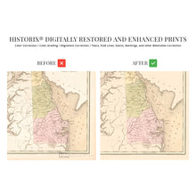 Load image into Gallery viewer, Digitally Restored and Enhanced 1838 Delaware State Map - Vintage Map of Delaware State Wall Art - Old Map Delaware Poster Showing Minor Civil Division Boundaries Townships - Delaware Bay Map