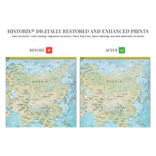Load image into Gallery viewer, Digitally Restored and Enhanced 2021 Asia Map Poster - Countries of Asia Wall Map - Map of Asia Poster - Large Asia Map Print - Wall Map of Asia