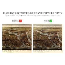 Load image into Gallery viewer, Digitally Restored and Enhanced 1873 Boston Massachusetts Map - Old Boston Map of Massachusetts Wall Art - History Map of the City of Boston MA Poster