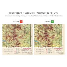 Load image into Gallery viewer, Digitally Restored and Enhanced 1959 Rocky Mountain National Park Map - Vintage Map Wall Art - Rocky Mountain Map Poster - Colorado Vintage Map - Rocky Mountain National Park Poster