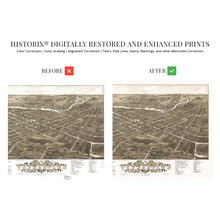 Load image into Gallery viewer, Digitally Restored and Enhanced 1882 Youngstown Ohio Map - Old Map of Youngstown OH Poster - History Map Youngstown City Mahoning County Ohio Wall Art