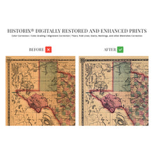 Load image into Gallery viewer, Digitally Restored and Enhanced 1866 Texas Map Poster - Vintage Texas Map - Texas Map Wall Art - Old Texas Map - Historic Texas Map - Vintage Map of Texas - Old Map of Texas