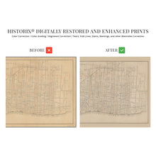 Load image into Gallery viewer, Digitally Restored and Enhanced 1886 Detroit Michigan Map - Vintage Detroit Map Poster - Old Wayne County Map of Michigan - History Map of Detroit Wall Art - Historic City of Detroit Michigan Map Poster