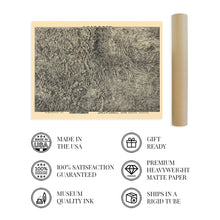 Load image into Gallery viewer, Digitally Restored and Enhanced 1894 Colorado Map Poster - Vintage Map of Colorado Wall Art - Old Historic Colorado Mountains Map Showing Relief Spot Heights and Bird's-Eye View of Towns