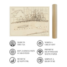 Load image into Gallery viewer, Digitally Restored and Enhanced 1776 Philadelphia Pennsylvania Map - Vintage Map of Philadelphia Wall Art - Plan of the City of Philadelphia Map Poster
