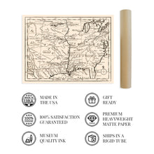 Cargar imagen en el visor de la galería, Digitally Restored and Enhanced 1763 Colonial America Map - Vintage Map of Colonial America Wall Art - Old Colonial America Map Poster - Historic Colonial American Map