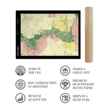 Load image into Gallery viewer, Digitally Restored and Enhanced 1984 Grand Canyon Map - Vintage Grand Canyon Poster - History Map of the Grand Canyon National Park Wall Art