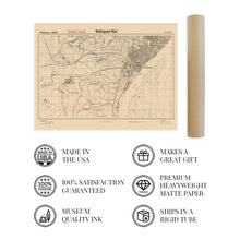 Cargar imagen en el visor de la galería, Digitally Restored and Enhanced 1942 Stalingrad Russia Map Poster - Map of Volgograd Russia - History Map of Stalingrad Wall Art - Old Russia Wall Map