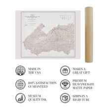 Cargar imagen en el visor de la galería, Digitally Restored and Enhanced 1978 Great Smoky Mountains Map - Western Topographic Map of Great Smoky Mountains National Park Tennessee & North Carolina