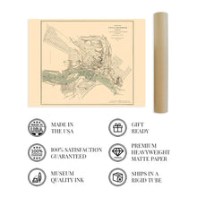 Load image into Gallery viewer, Digitally Restored and Enhanced 1864 Richmond Virginia Map - Vintage Richmond Map Wall Art - Historic Map of Richmond VA Poster - Old Richmond Map - City of Richmond VA Map Print