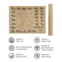 Cargar imagen en el visor de la galería, Digitally Restored and Enhanced 1853 Woodbury Town Map - Vintage Litchfield County Map of Connecticut Wall Art - Old Woodbury Connecticut State Map - History Map of Woodbury Wall Art from Actual Surveys