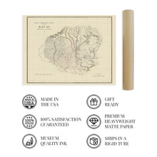 Cargar imagen en el visor de la galería, Digitally Restored and Enhanced 1903 Kauai Map - Vintage Kauai Wall Art - Historic Kauai Poster Print - Old Kauai Hawaii Map Territory Survey - Restored Wall Art Kauai Hawaiian Islands