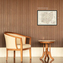 Cargar imagen en el visor de la galería, Digitally Restored and Enhanced 1894 Ohio Map Poster - Vintage Map of Ohio State Wall Decor - Ohio State Map - Old Ohio State Poster Showing Counties and Railroad Lines - Ohio State Wall Art