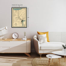 Cargar imagen en el visor de la galería, Digitally Restored and Enhanced 1875 New Orleans Louisiana Map - Vintage Map of New Orleans Translated from the Original Spanish Plan Dated 1798 - New Orleans Art Wall Decor Poster Print