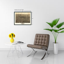 Load image into Gallery viewer, Digitally Restored and Enhanced 1880 Rochester New York Map - Vintage Map of Rochester NY Wall Art - Old Map of Rochester NY - Historic Rochester Poster - Bird's Eye View of Rochester NY Map