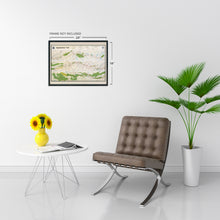 Cargar imagen en el visor de la galería, Digitally Restored and Enhanced 1981 Map of the Appalachian Trail - Old Appalachian National Scenic Trail Map - History Map of Appalachian Trail Wall Art