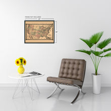 Cargar imagen en el visor de la galería, Digitally Restored and Enhanced 1861 United States Military Map - Vintage Map of the United States Wall Art - Civil War of USA Map History - Old United States Map Poster - Colton's US Civil War Map