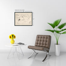 Cargar imagen en el visor de la galería, Digitally Restored and Enhanced 1939 Indian Tribes Reservations & Settlements United States Map Poster - Vintage Map of United States Wall Art - History Map of Native American Tribes of USA Map Poster