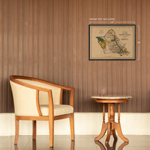 Load image into Gallery viewer, Digitally Restored and Enhanced 1881 Oahu Hawaii Vintage Map - Vintage Map of Oahu Hawaii Wall Art - Map of Hawaii Oahu Poster - Survey of Oahu Hawaiian Islands - Old Map Oahu - Historic Oahu Print