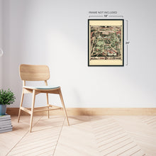 Load image into Gallery viewer, Digitally Restored and Enhanced 1860 Central Park New York Map - Old Central Park Map of New York Poster - History Map of Central Park NYC Wall Art