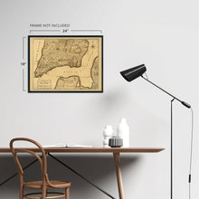 Load image into Gallery viewer, Digitally Restored and Enhanced 1776 Plan of New York City Map Print - NYC Vintage Map Wall Art - Map of New York City Poster - New York City Map Art - Vintage New York Poster - NYC Map Art