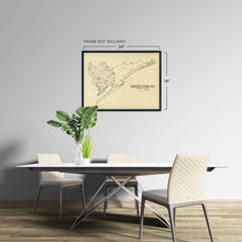 Load image into Gallery viewer, Digitally Restored and Enhanced 1892 Galveston County Map - Vintage Map Galveston Wall Art Showing of Land Ownership in Galveston Texas - Galveston Bay Map - Galveston Map - Galveston Wall Art
