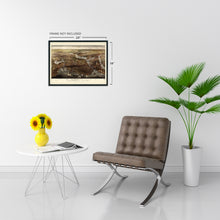 Load image into Gallery viewer, Digitally Restored and Enhanced 1873 Boston Massachusetts Map - Old Boston Map of Massachusetts Wall Art - History Map of the City of Boston MA Poster