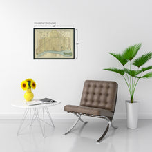 Load image into Gallery viewer, Digitally Restored and Enhanced 1895 Map of Detroit Michigan - Vintage Detroit Map Poster - History Map of Detroit Wall Art - Old Detroit City Wayne County Map of Michigan - Historic Michigan Map Poster