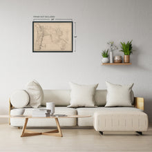 Load image into Gallery viewer, Digitally Restored and Enhanced 1859 State of Oregon and Washington Territory Map - Vintage Pacific Northwest Wall Art - Pacific Northwest Decor - Pacific Northwest Map Poster - Northwest US Map