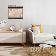 Load image into Gallery viewer, Digitally Restored and Enhanced 1862 Map of Virginia -Vintage Wall Art - Map of State of Virginia During the Civil War - State Map of Virginia - Virginia Wall Map - Virginia Decor