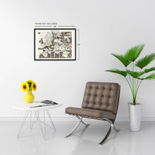 Load image into Gallery viewer, Digitally Restored and Enhanced 1945 Battles and Campaigns: World War II European and African Theater Map - Vintage World War II Map - Old World War 2 Poster - Historic WW2 Map Wall Art