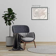 Cargar imagen en el visor de la galería, Digitally Restored and Enhanced 1922 Queens New York City Map Poster - Queens NYC Map Wall Art Decor - Old Metropolitan Map of New York City - Includes Inset of Rockaway Beach