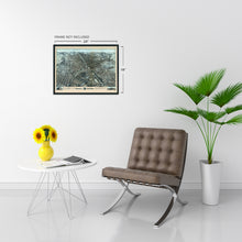 Load image into Gallery viewer, Digitally Restored and Enhanced 1874 Syracuse New York Map Wall Art - Old Map of Syracuse NY Wall Decor - Historic Birds Eye View of Syracuse Poster with Index and Points of Interest