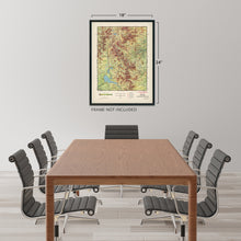 Load image into Gallery viewer, Digitally Restored and Enhanced 1959 Rocky Mountain National Park Map - Vintage Map Wall Art - Rocky Mountain Map Poster - Colorado Vintage Map - Rocky Mountain National Park Poster